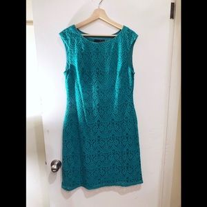 Turquoise Lace Dress